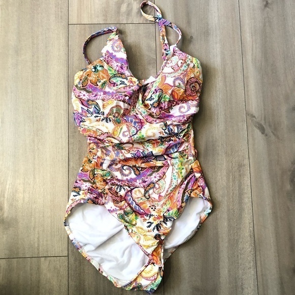 Lauren Ralph Lauren Other - Lauren Ralph Lauren Paisley One Piece Underwire Swimsuit 4